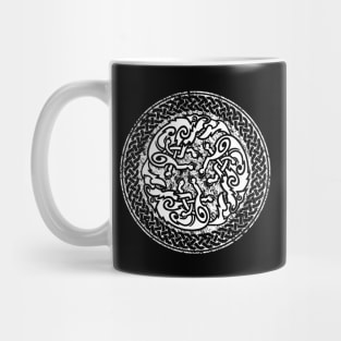 Celtic Ghost Wolves Mug